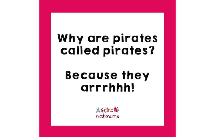 Joke: why are pirates called pirates? Because they arrhhh!
