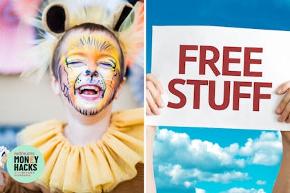 World Book Day costume / sign 'free stuff'