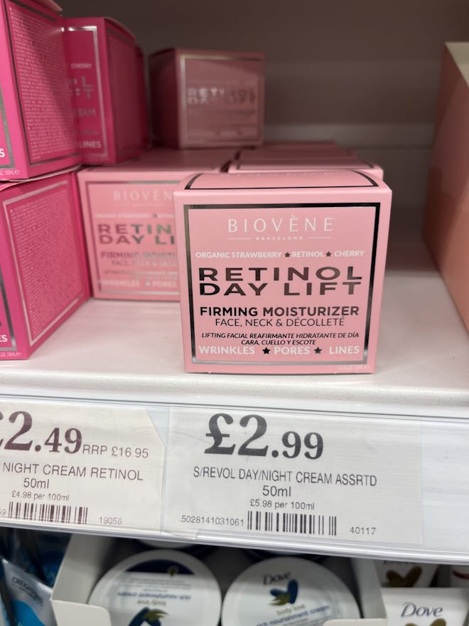 Skincare on sale in Home Bargains